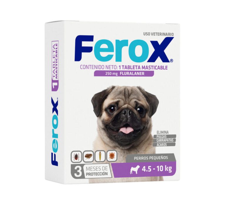 Ferox Tableta Masticable para perros medianos 4.5 - 10 kg